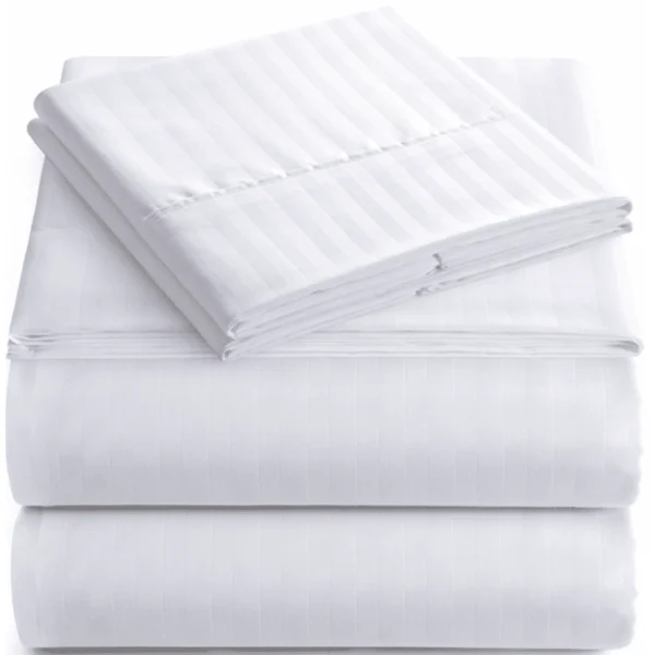 Elaine Karen Bedding Set with Flat Sheet, Fitted Bed Sheet & Pillowcases