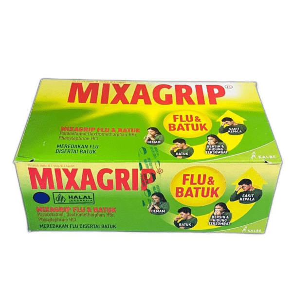 Mixagrip flu & batuk 1box isi 25