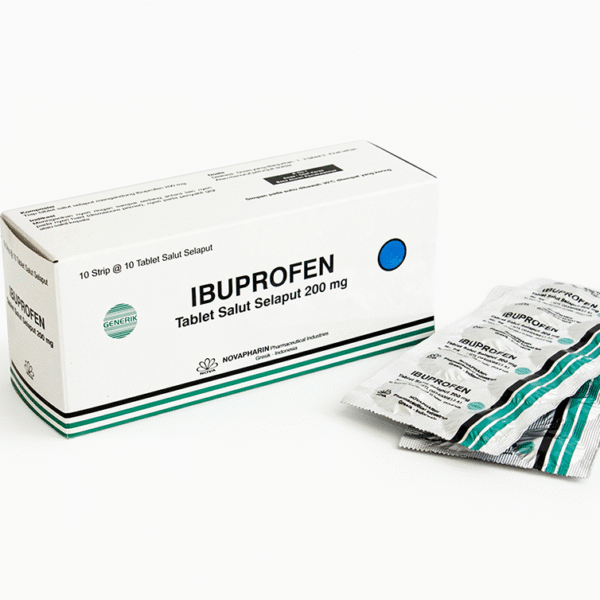 IBUPROFEN NOVAPHARIN 200 MG BOX 100 TABLET